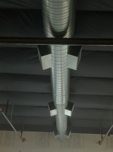 Airzone H.V.A.C. -  Exposed Spiral Pipe