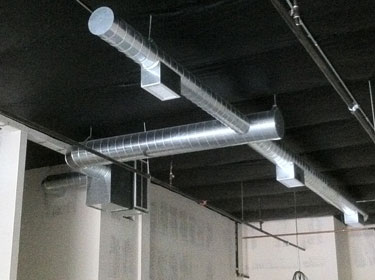 Airzone H.V.A.C. -  Exposed Spiral Pipe