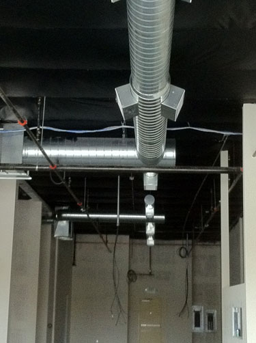 Airzone H.V.A.C. -  Exposed Spiral Pipe