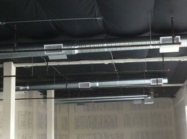 Airzone H.V.A.C. -  Exposed Spiral Pipe